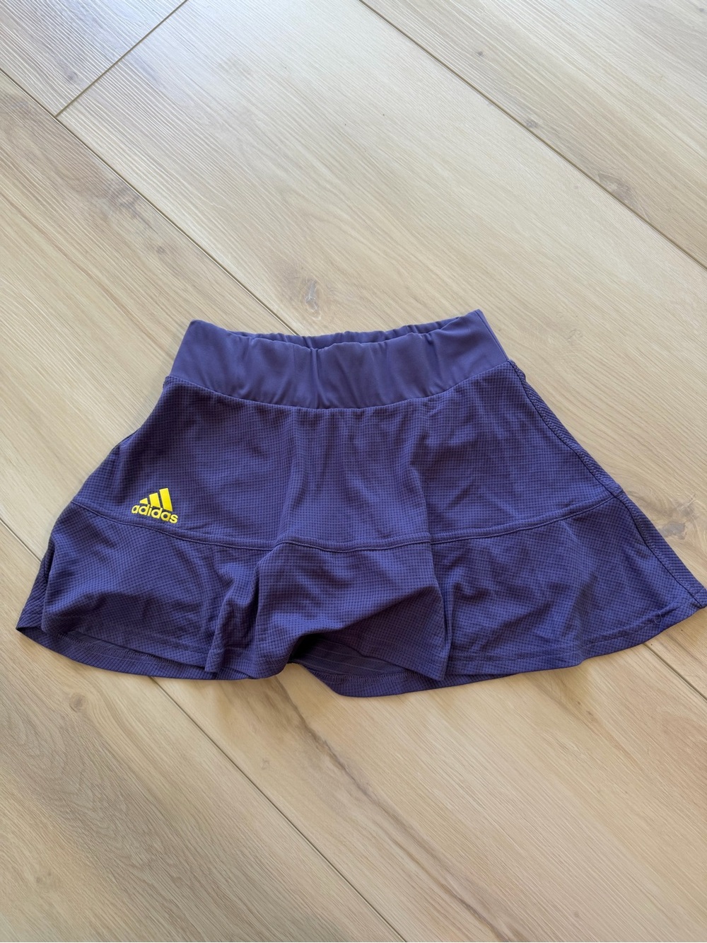 adidas Purple Performance Skort with Subtle Logo